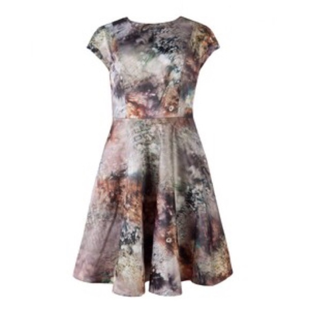 Ted baker sequin print prom dress